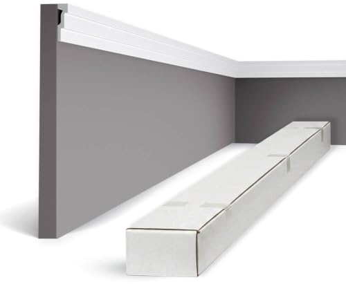M2 NOMASTYL Deckenleiste - 10 Stk. (20 m) - 59 x 18 x 2000 mm - NOËL & MARQUET - eine Marke von NMC - Extrudiertes Polystyrol