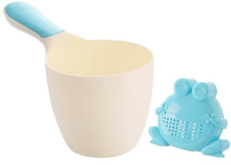 Baby Bath Rinse Cup Baby Bath Jug Rinser Cute Cartoon Shampoo Cup For Kids Toddler Wash Hair Bathing Flusher Eyes Protection