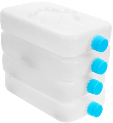 Genérico 4 Piezas Paquete de Bloques de Hielo Reutilizables para Enfriar Acumuladores de Frío para Ventilador de Aire Acondicionado para Transportar y Bebidas