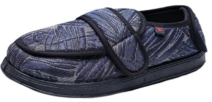 Lifup Scarpe da Passeggio da Anziani Ortopediche Sandali Riabilitativi Edema Scarpe Blu 38