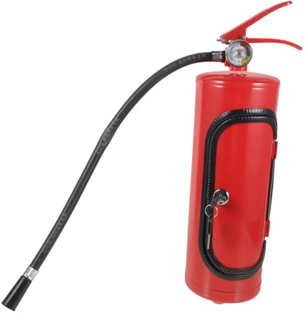 CONGARTENO Metall Weinaufbewahrungsbox Mit Feuerlöscher Tragbar Und Leicht Zu Öffnen Geschenkbox Für Männer Geeignet Für Feiertage Und Geburtstagsfeiern