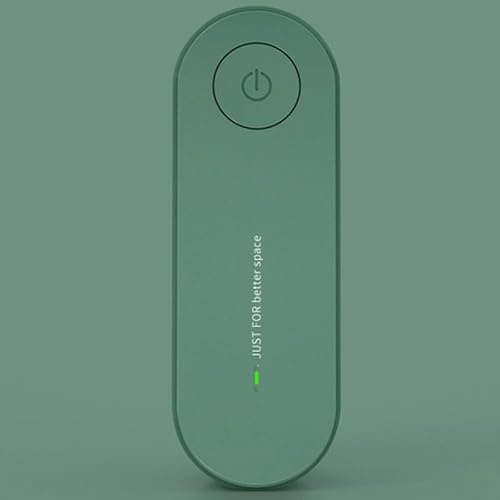 FUANA Portable Negative Ion Air Freshener for Dust and Smoke Removal, Compact Air Purifier for Home or Travel, 11.2 * 5 * 4cm, Red Earphone Cable
