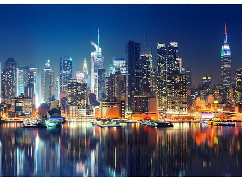 200-piece（35x25cm） New York City skyline puzzle art puzzle toy puzzle brain-challenging game for adults