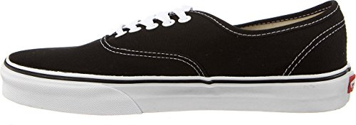 Vans Unisex Authentic Unisex Sneakers, Black/White, 5 US Women/3.5 US Men