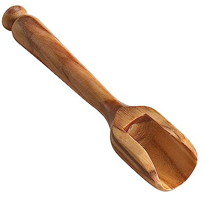 Berard Salt Scoop Olive Wood 9Cm, Light Brown, One Size