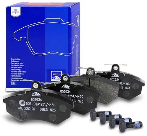 ATE 13.0460-2934.2 Bremsbelagsatz, Scheibenbremse | Kompatibel mit: AUDI 100 C2 Avant, 100 C2 Stufenheck, 200 C2 Stufenheck, 80 B3 Stufenheck, 80 B4 Avant, 80 B4 Stufenheck