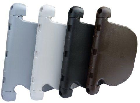 Rollladen Design 4,5mm Schnurwickler + 5m extrem Nylonschnur 180° schwenkbar für Rolladen und Jalousie mit 4,5mm Schnurzug, Aufputz Weiß