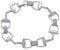 Bling Jewelry Pferd Trense Bits Pferdesport Link Armband Für Frauen Kuh Geschenk Cubic Zirkonia Cz Pave .925 Sterling Silber