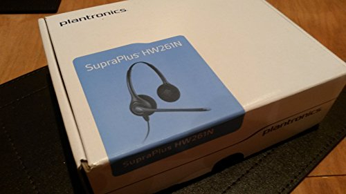 Plantronics 36834-41 SupraPlus Wideband Binaural QD Kopfhörer, Silber