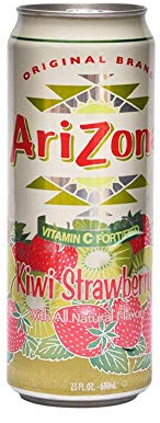 Arizona Jus de fruits Kiwi Fraise Canettes 24 x 680 ml