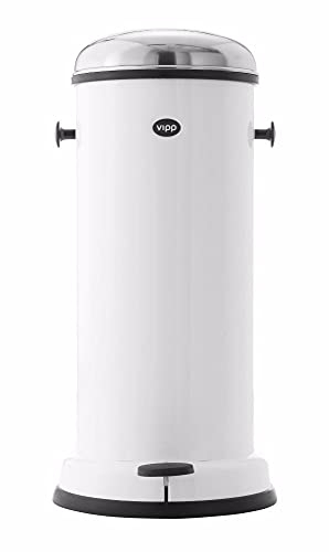 Vipp16 Treteimer 18 Liter, Weiß