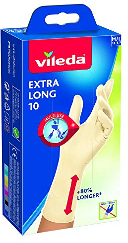 Vileda Gants en Latex Beige Taille M/L