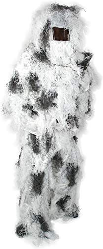 normani Taktischer 'Ghillie Suit' Tarnanzug mit Jacke, Hose, Kopf- und Gewehrabdeckung