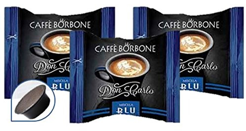 Lot de 600 capsules compatibles Lavazza a Modo Mio Caffe' Borbone Don Carlo Mélange bleu