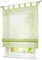 1er-Pack Raffrollo mit Schlaufen Gardinen Voile Transparent Vorhang (BxH 80x155cm, grün)