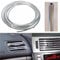 Alamor Silber Auto Interior Dekor Tür Vent Chrom Stutzen Streifen U Stil 4 M