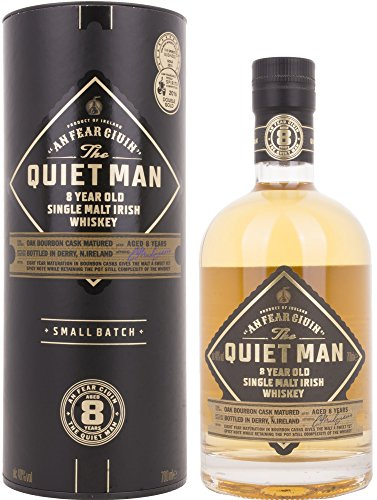 The Quiet Man AN FEAR CIUIN 8 Year Old Single Malt Irish Whiskey 40% Vol. 0,7l in Geschenkbox