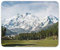 Snowy Mountain Range Mauspad Pad - Ski Snowboard Alpine Geschenk-Computer # 14127
