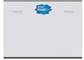 Stormguard Floodplan 30FP001 Barrier Universal Single Door KIT 970mm Wide x 750mm HIGH STORMGUARD Flood Plan, White, 28MM Thick