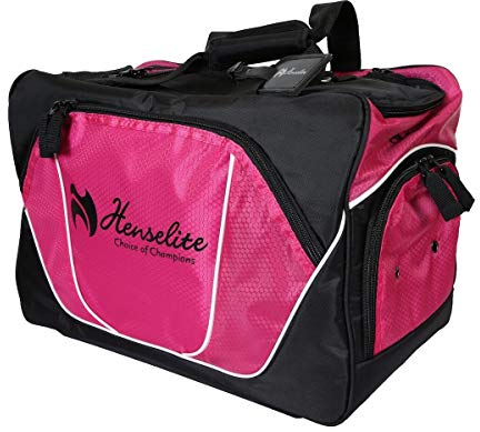 Henselite Professional Sport Lawn Bowls Bag Pink and Black