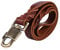 Nikou Leder Hundeleine - Weiches Leder Hundehalsband & Leine in B-Raided 2,5 cm Breite Haustierkette 90/120/150 cm Länge hochfest(2.5 * 120CM)