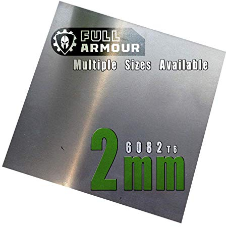 2mm Aluminium Sheet Plate - Grade 6082 T6 (200mm x 200mm)
