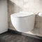 Nes Home Declan Rimless Wall Hung Toilet Pan + Soft Close Toilet Seat