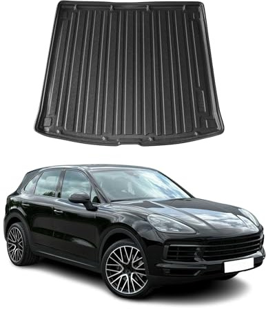 OMAC Kofferraumwanne Laderaumwanne kompatibel mit Porsche Cayenne mk3 2019-2026 Gummi TPE