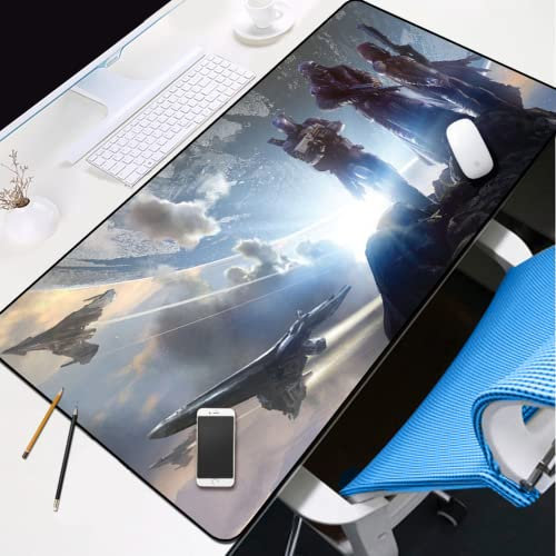 BILIVAN Destiny 2 Mouse Pad Oversized Game Peripheral Keyboard and Mouse Pad (900 * 400mm,11)