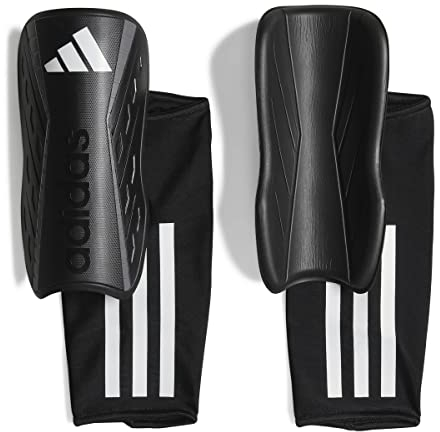 Adidas Unisex Shin Guard Tiro League Shin Guards, Black/White/Iron Met., HN5606, M