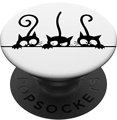 Kitty Cat Pop Socket for Phone PopSockets Kitten Cute Cat PopSockets Adhesive PopGrip