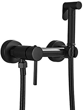 Matte Black Bidets Faucet Toilet Cleaner Set Shower Spray Bidet Sprayer Toilet Faucets Hygienic Bidet Muslim Taps,Matte Black