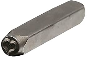 JIHUOO 2 Stück 6mm Metallstempel Metall Design Stempel Schlagstempel Schmuck Stanzwerkzeug Stamping Werkzeuge Herz