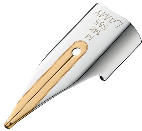 Lamy Ersatz-Feder Z55, 14 kt. Goldfeder, bicolor partiell platiniert, Federstärke M