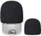 SUUNTOK 2 Pack Microphone Windscreen for Blue Yeti Microphones Thick Foam Handheld Professional Mic Cover for Blue Yeti, Yeti Pro