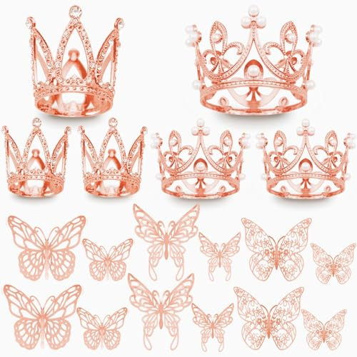 Butterfly Decoration Cake Topper (Rose Gold)