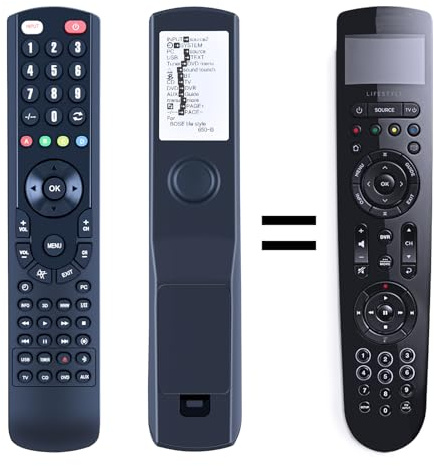 PZL Mando a distancia de repuesto para Bose Lifestyle 650/600/550 Media Center 743877-0010