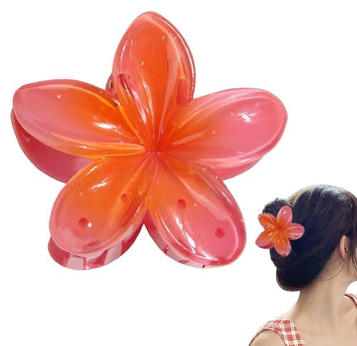 Pince à Cheveux Fleur Hawaïenne Élégante et Antidérapante - Accessoires Pour Femmes et Filles