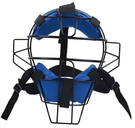 Lnhgh Baseball-Maske für Erwachsene, Softball-Catcher-Maske, Schiedsrichter-Gesichtsmaskenkäfig verstellbar, Die leichte, bequem sitzende traditionelle Softball-Schiedsrichtermaske aus hohlem Stahl