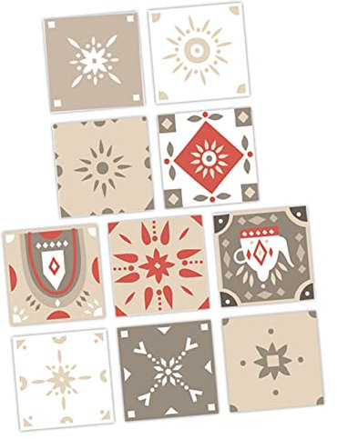 IMIKEYA 10St Wandaufkleber Klebstoff Streifen Vinyl-Böden Band küchenrückwände kitchen rückwand DIY Wandsticker tile stickers abnehmbarer Fliesenaufkleber Abnehmbare Aufkleber PVC