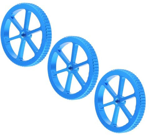 TOPPERFUN 3 Stück Bettnivellierungsmutter Schrauben Nuss Leichte Installation D Drucker Zubehör Metall Nivellierungsschraube DIY 3D-Drucker-Kit 3d drucker bausatz selber machen Aluminium