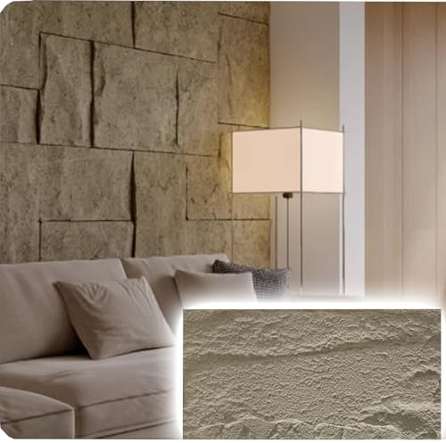 3D-Wandpaneele In Steinoptik, 5 Cm Dicke Außenwandverkleidung Für Küche/Schlafzimmer/Wohnzimmer, Isolierte, Wasserdichte Wandverkleidung(5 pcs)