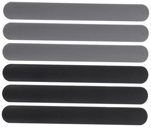 DOITOOL 6 Stück Silikon Slap Bands Geschenkpapierhalter Flexibel Robust für Geschenkpapier Poster und Kabelaufbewahrung Modernes Design Einfache Montage Vielseitige Organisation zu Hause