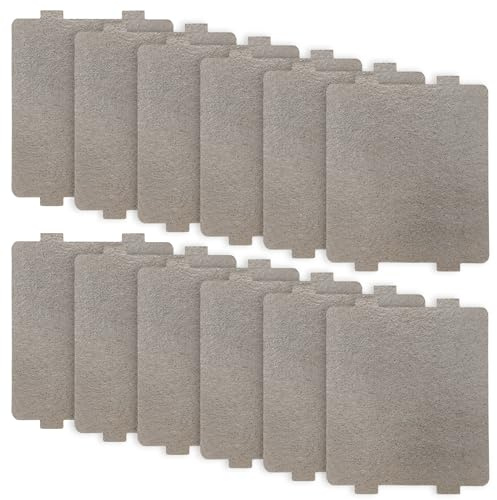 12PCS Microwave Waveguide Cover Mica Sheets, Universal Oven Replacement | Heat-resistant replacement sheets for microwave maintenance, extends appliance service life