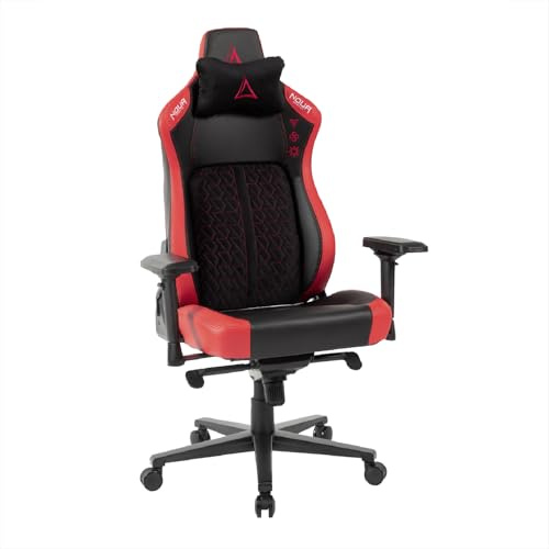 Noua Blaze Sedia Gaming Ergonomica con Funzione a Dondolo | Braccioli 4D | Cuscino magnetico | Reclinabile 180° | Portata 150kg | Pelle Sintetica Premium