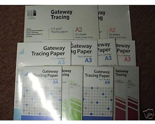 Gateway Natural Tracing Paper Pad A2 90gsm 50 Sheets