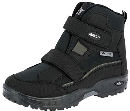 Lico Herren Ecuador V Schneestiefel, Schwarz Grau, 37 EU