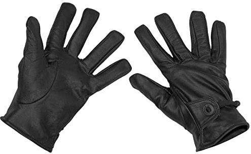 MFH Herren Western Leather Handschuhe Schwarz Größe M