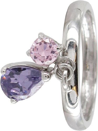 Stack Ring Co Damen-Ring Sterling-Silber 925 Gr. 57 (18.1) Zirkonia SR0008L