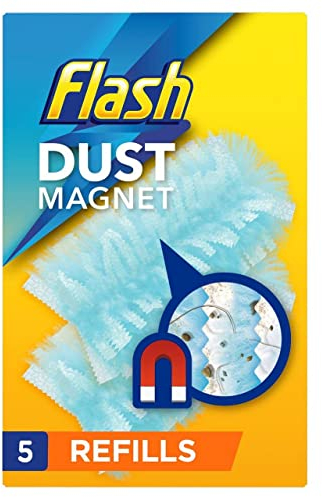 Flash Duster Dust Magnet Trap & Lock Refills 5